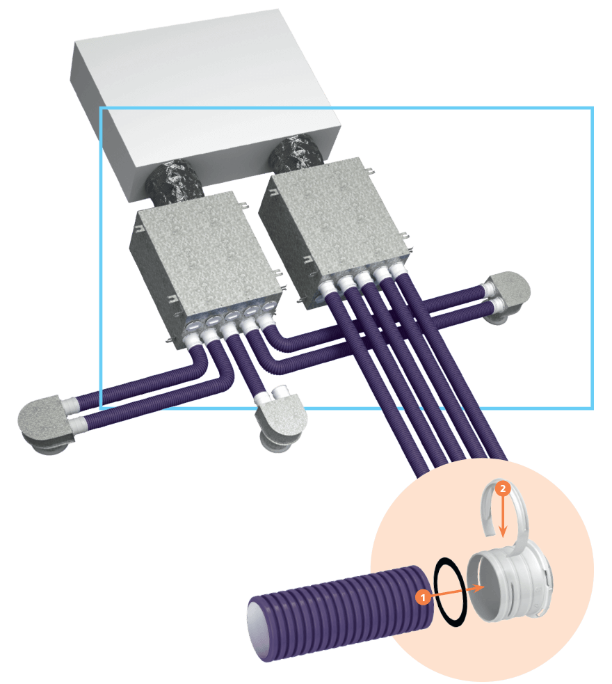 koutia dianomis BlauFast air sxediagramma